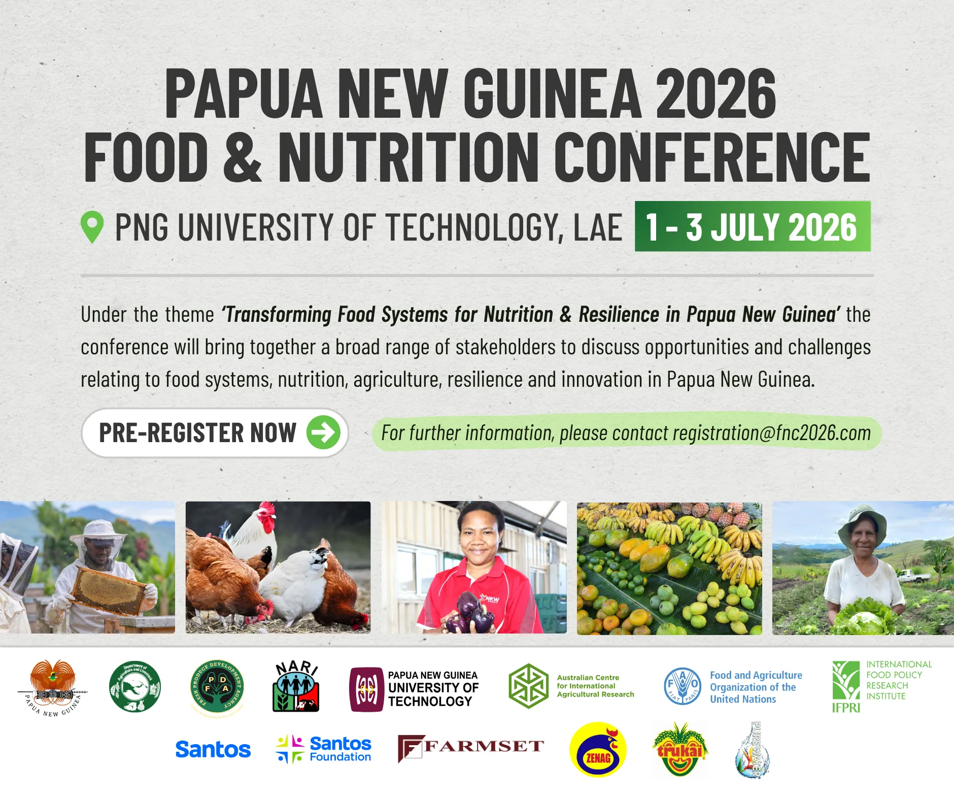 PNG 2026 Food and Nutrition Conference: Transforming Food Systems for ...